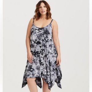 Torrid Tie Dye Jersey Trapeze Dress